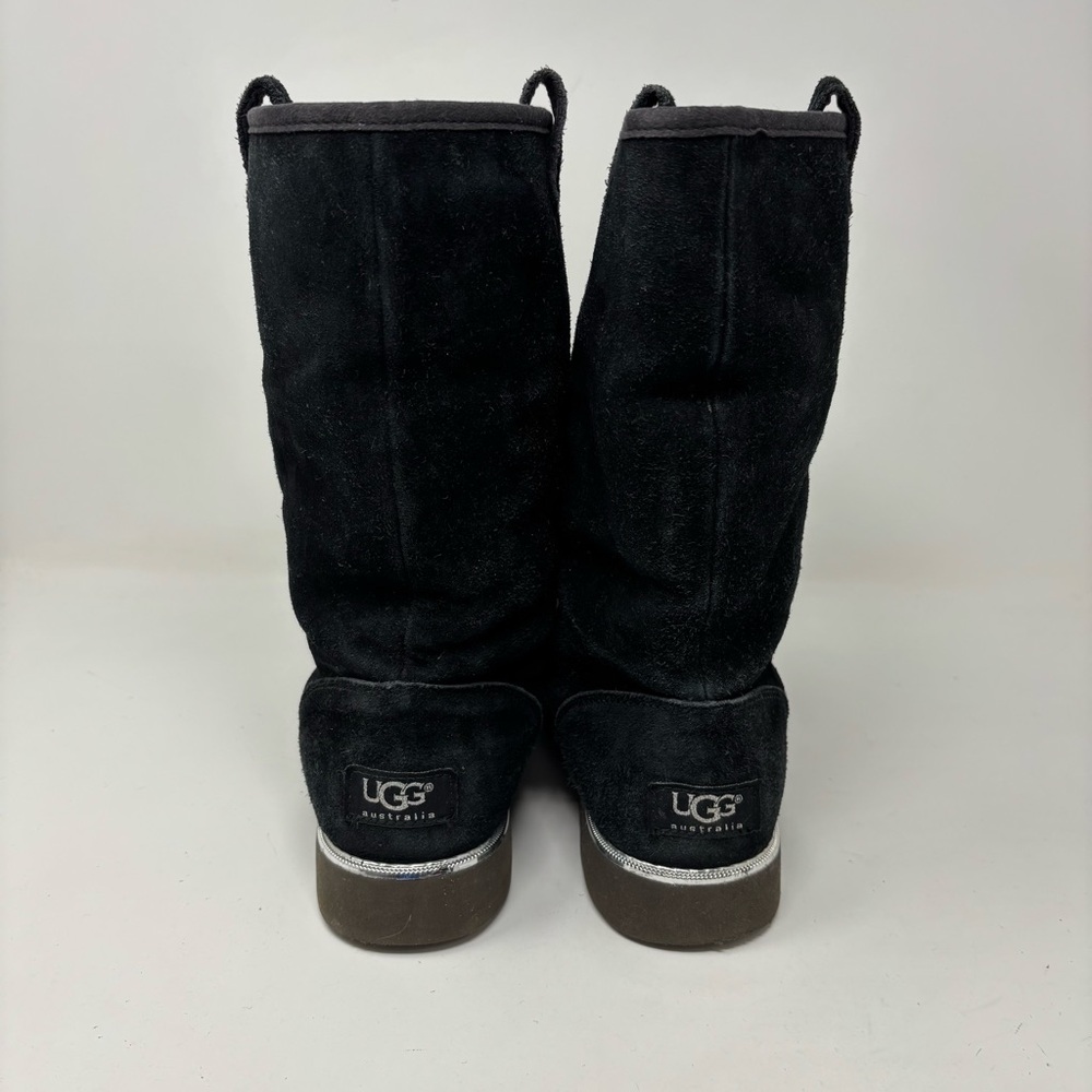 UGG Australia Callie Black Suede Boots Size 6 - Picture 3 of 13